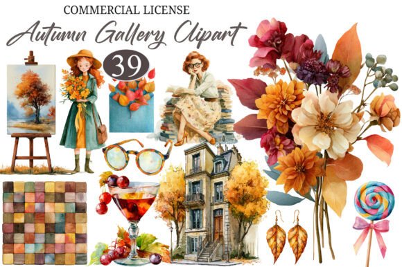 Download Watercolor Autumn Gallery Clipart - Gallery Collection